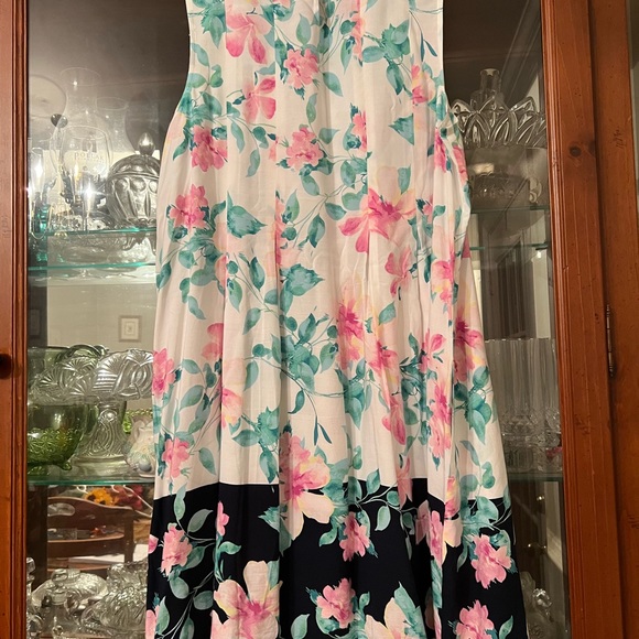 J Jill Women’s L Floral Dress - Picture 2 of 6